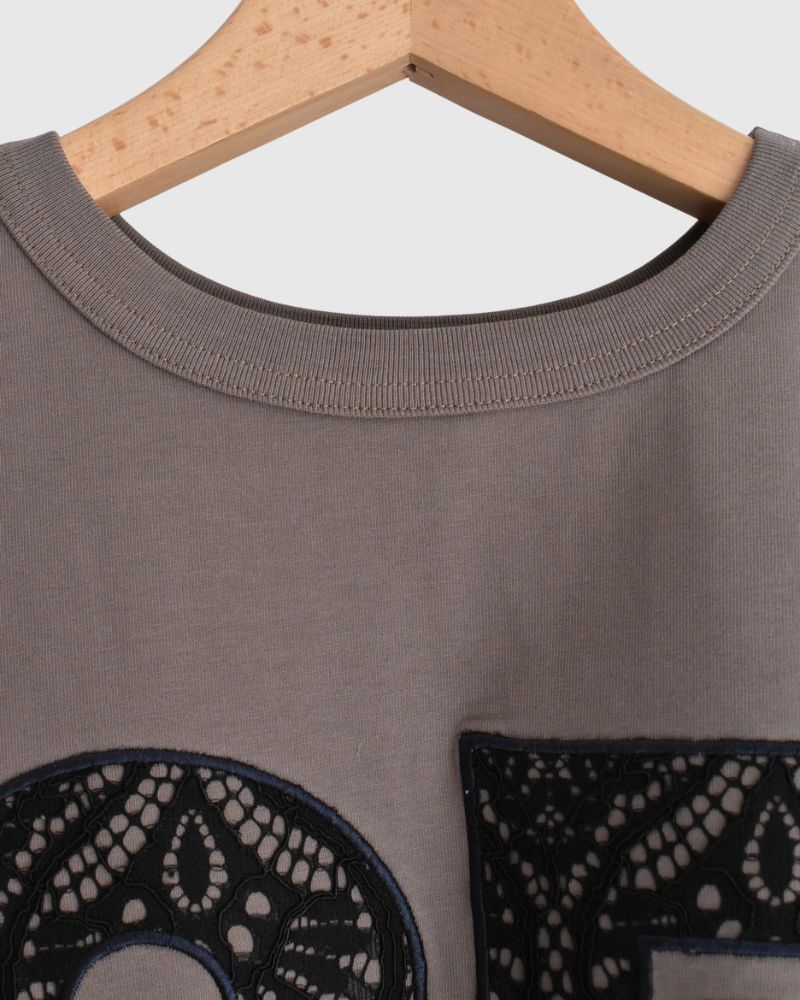 2WAYナンバリングトップ 'KEATS' Grayge