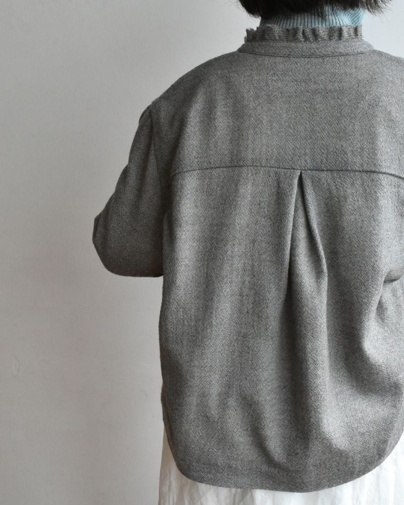 【予約】 F/W LA 528 アノニマスウールガーゼチャイナジャケット（10月末 - 11月初旬）