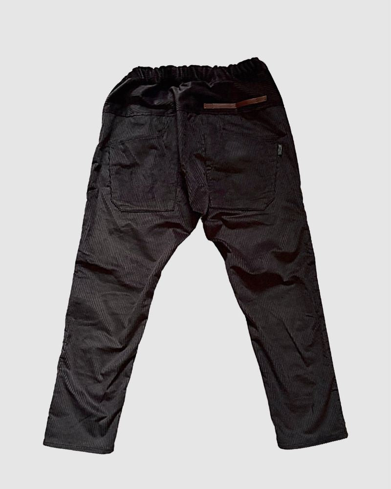 【予約】A/W TP076b 黒のコーデュロイストレッチパンツ（9月）