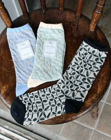 フラワーカーテンソックス９