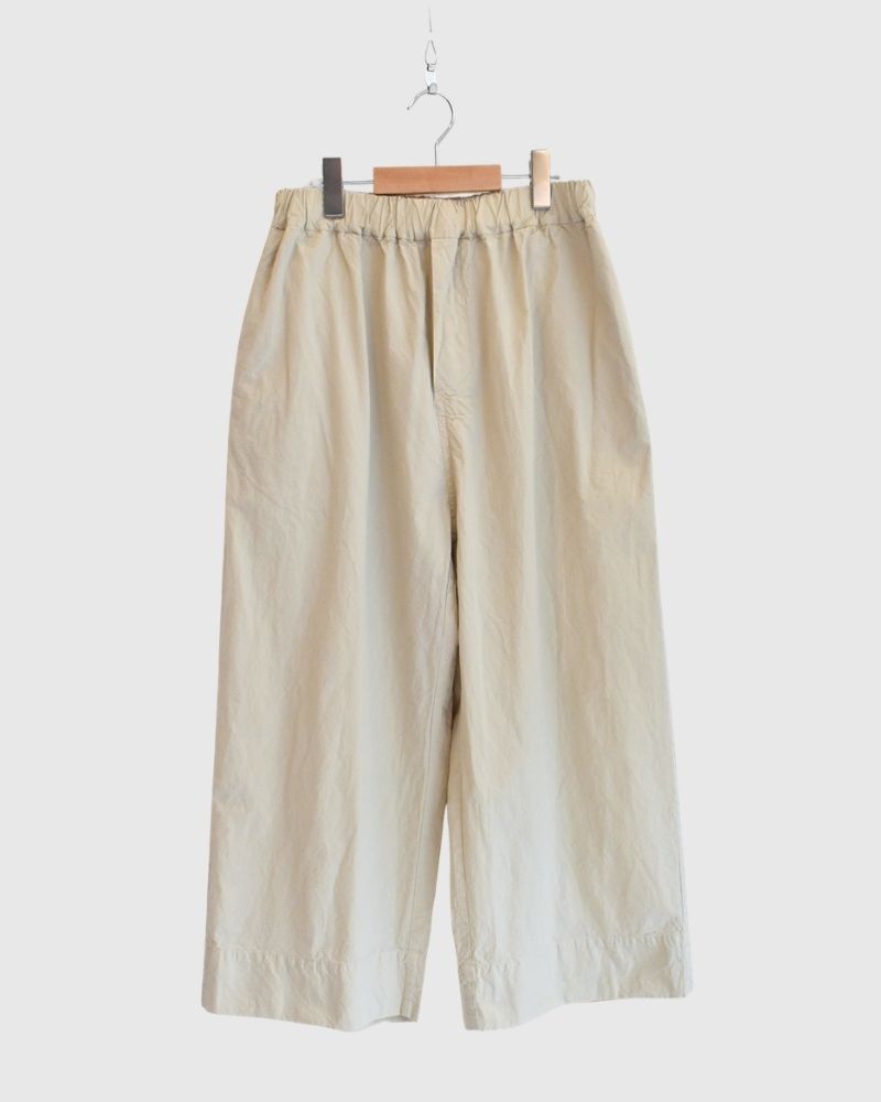 シュリンクワイドパンツ Beige