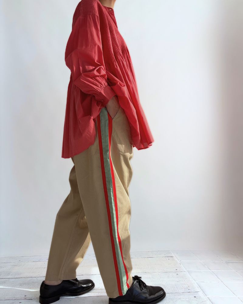 コンパクトチノ PENNIE リメイクベースボールパンツ OffWhite