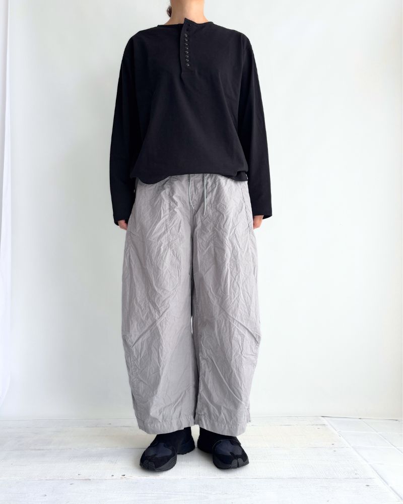 コットンシルクパンツ Gray