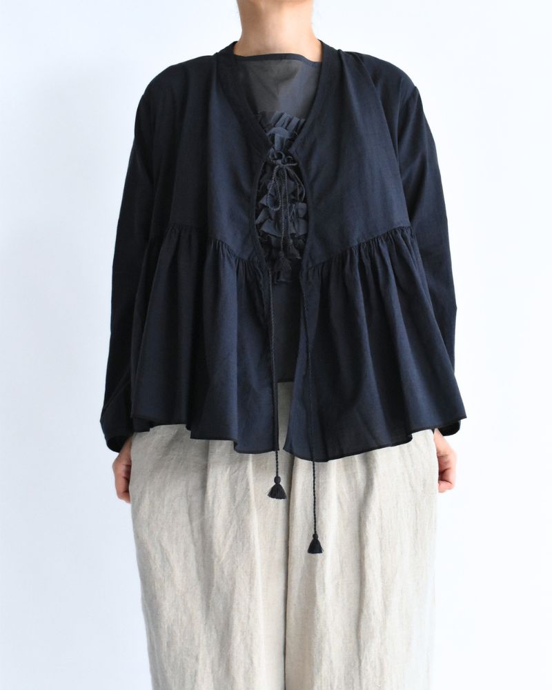 HANDWOVEN COTTON HAKEME CACHE COEUR DarkNavy