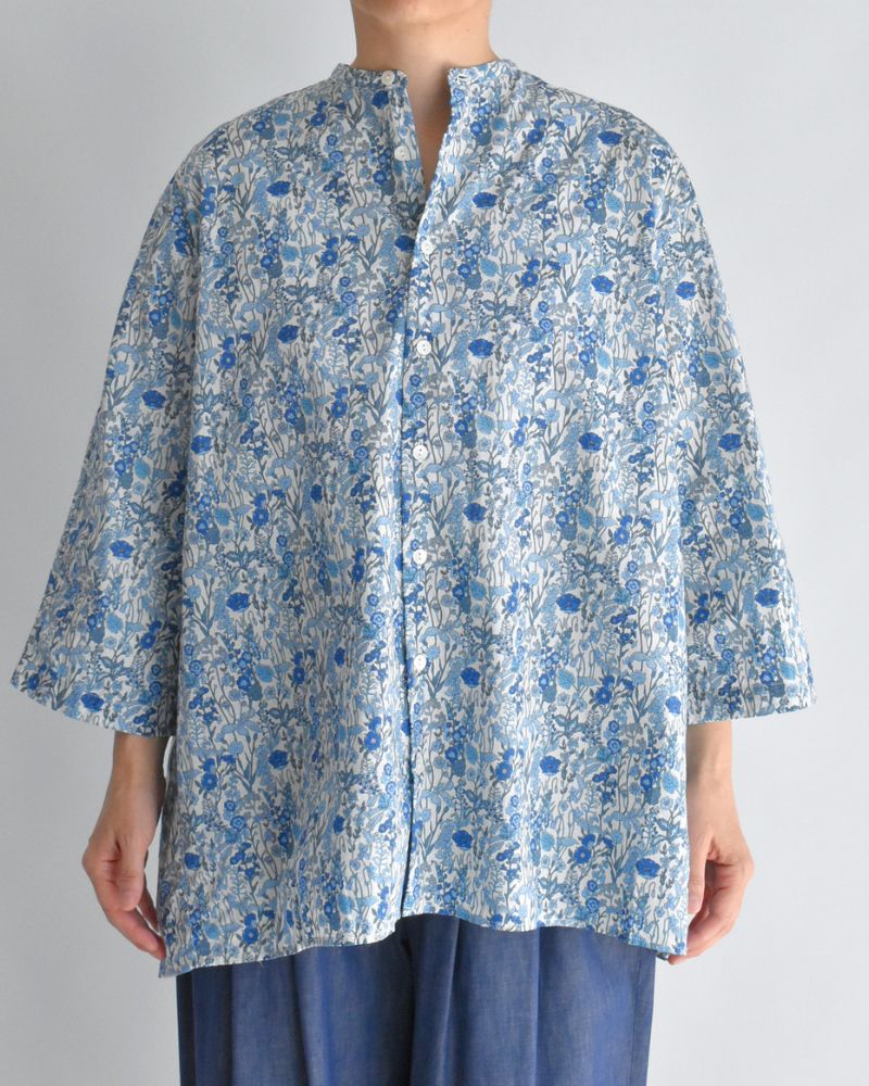 LIBERTY PRINT シャツブラウス Nazuna