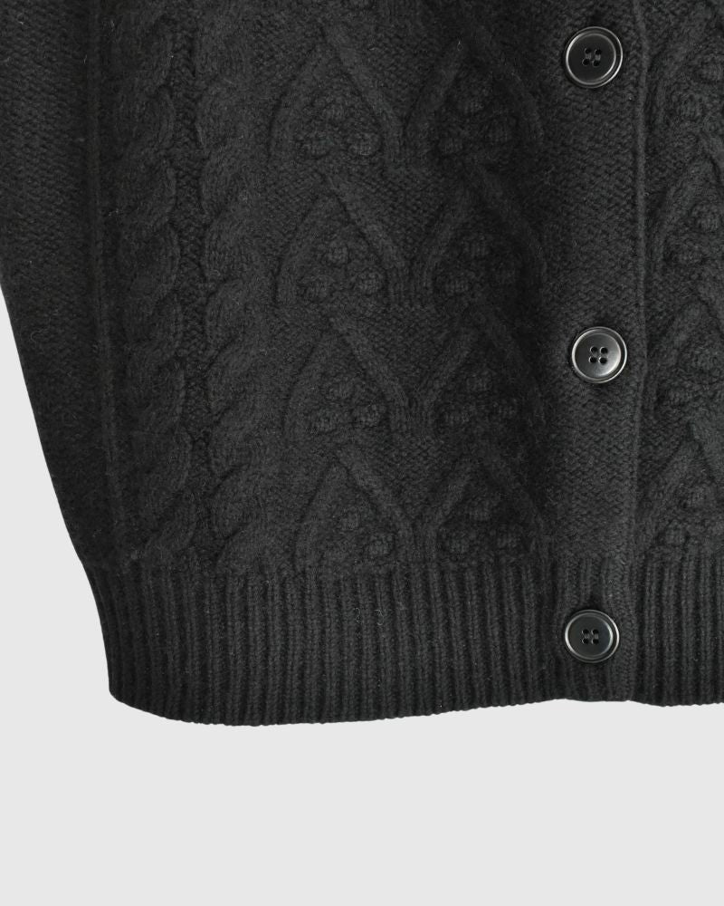 アノニマス アランニット 2WAY ワイドベスト Black