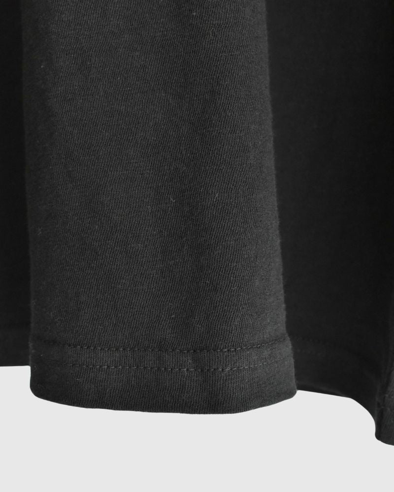 ジャージー ルーズプルオーバー Black