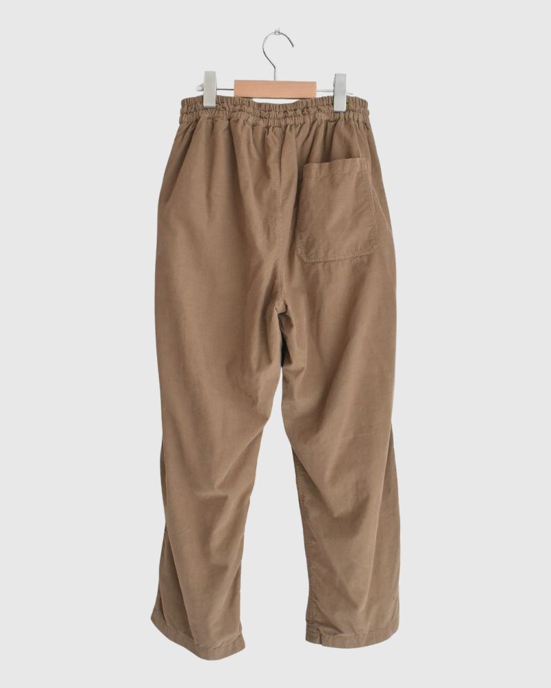 26 WALES CORDUROY OVERDYE EASY PANTS Khaki