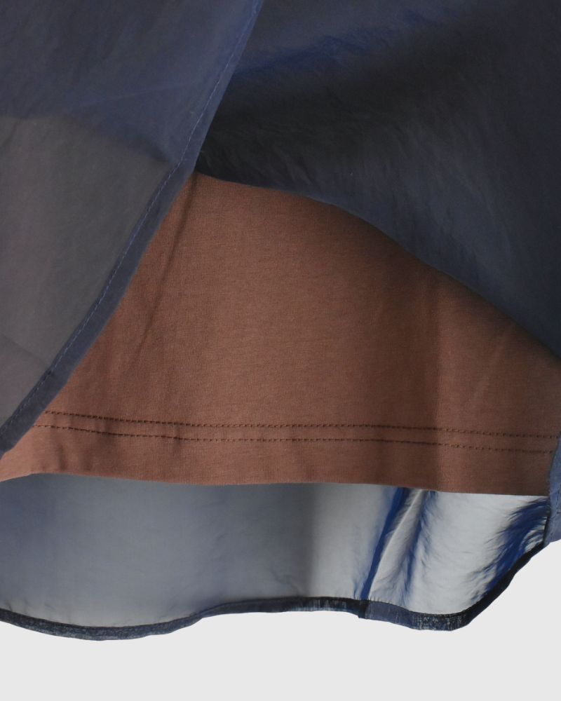 シアーレイヤードトップス 'SAN' Navy