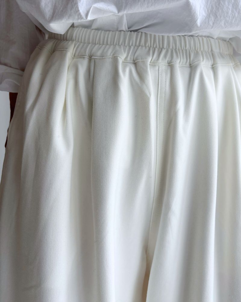 ルーズシルエットイージーパンツ 'PESH TR' OffWhite