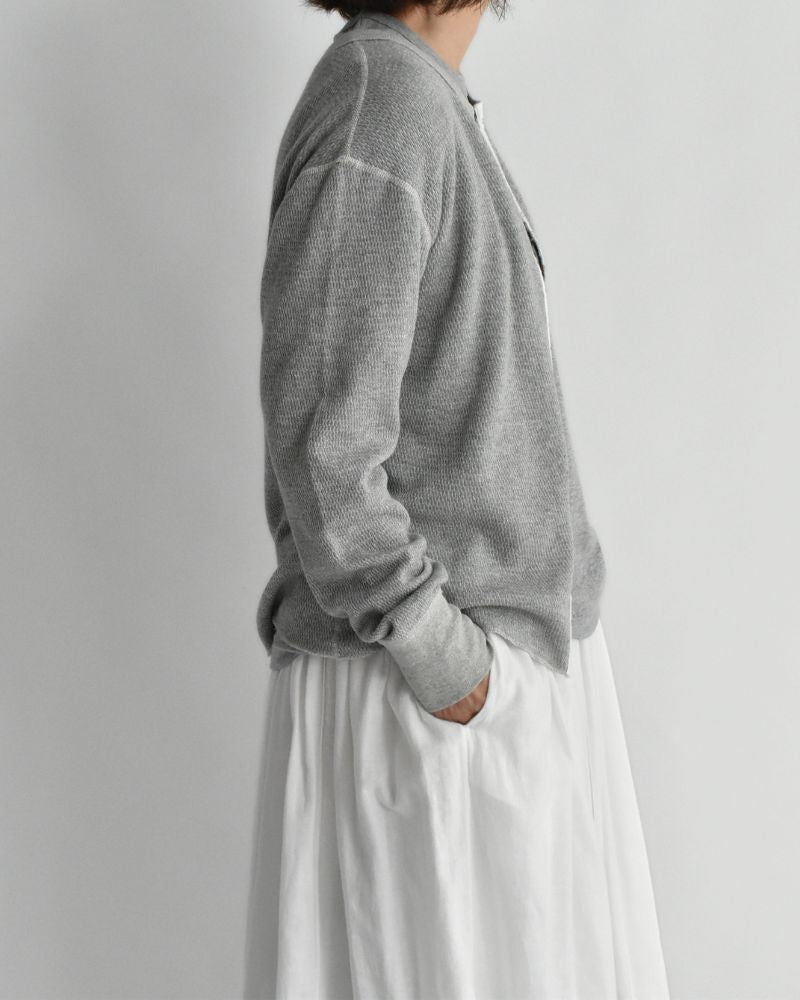 ラメサーマル リメイクカーディガン Gray