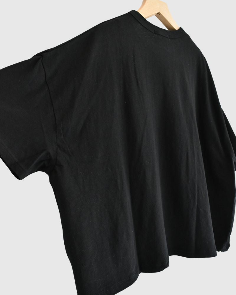 ワイドTシャツ Black