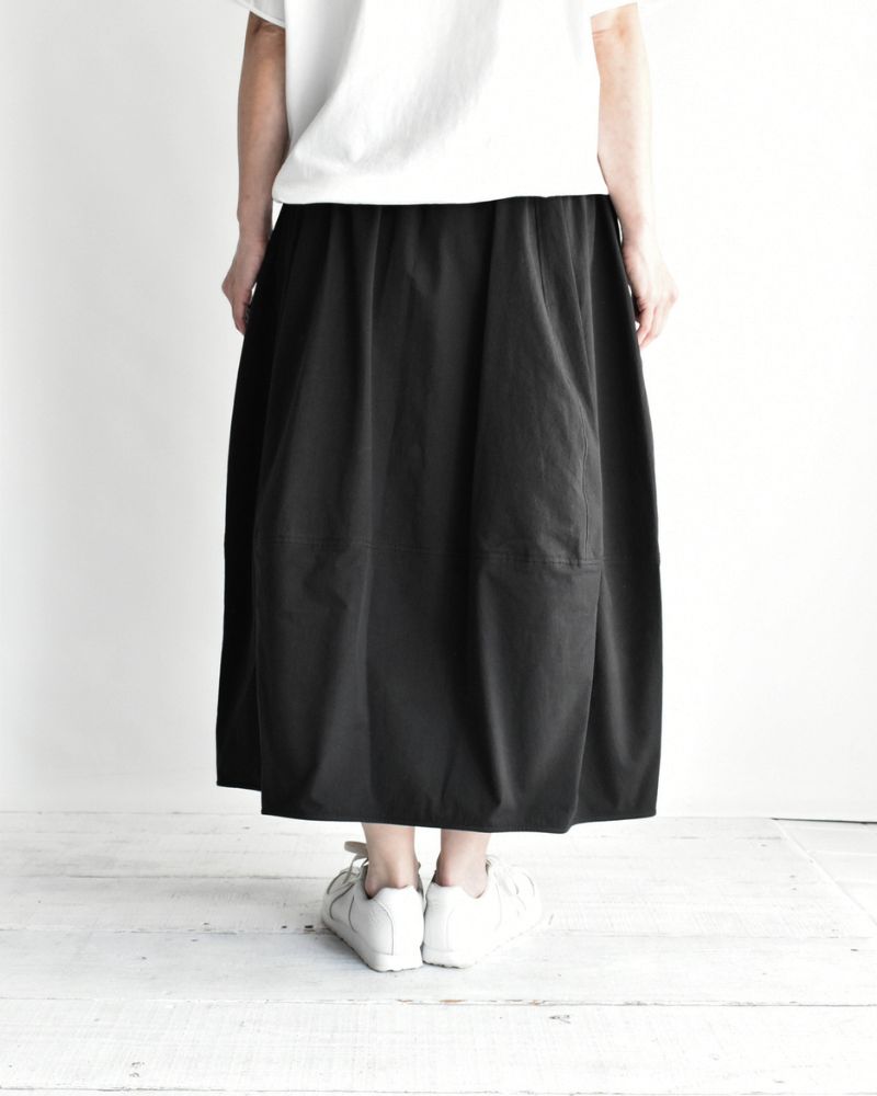 リブバレルスカート Black