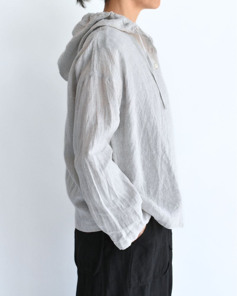 フーディシャツ（LINEN） Natural