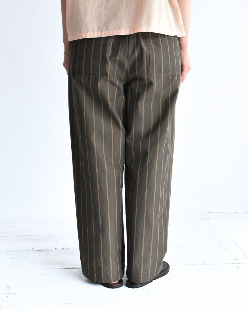 HARBY-W イージーパンツ Brown/St