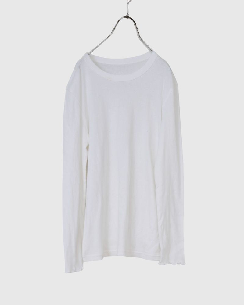 【予約】S/S G1151 COTTON CASHMERE L/S PULL OVER（2月初旬 – 2月中旬）
