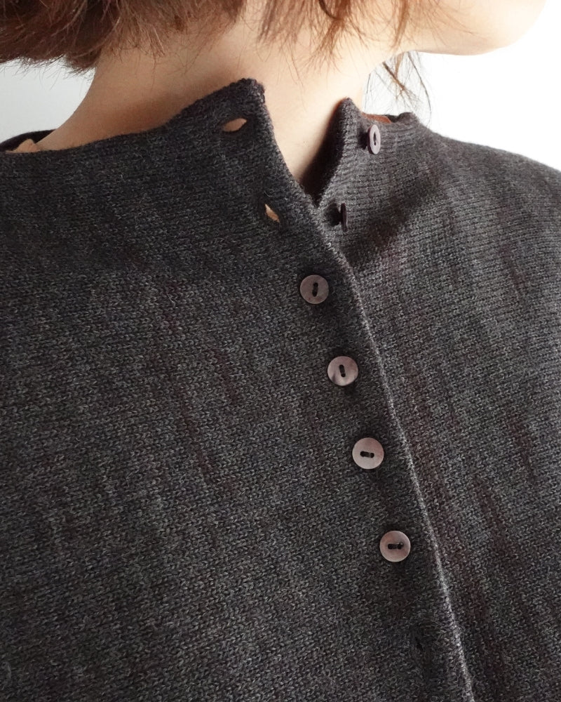ボトルネックボイルニット Brown