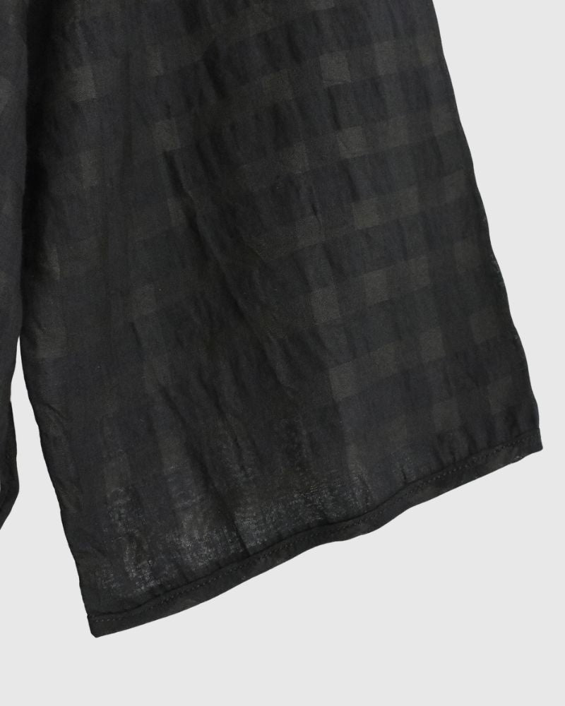 DROP SHOULDER SMOCK Black