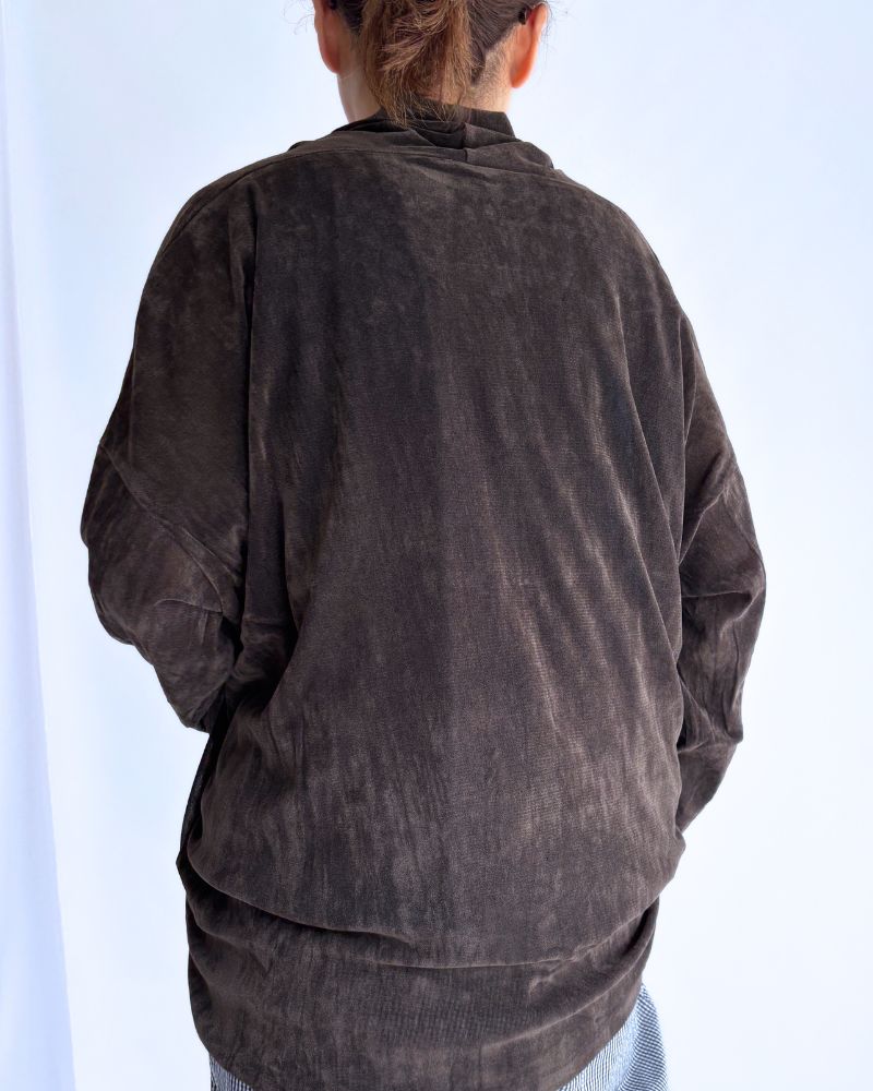 TULLE FLOCKY カーディガン DarkBrown