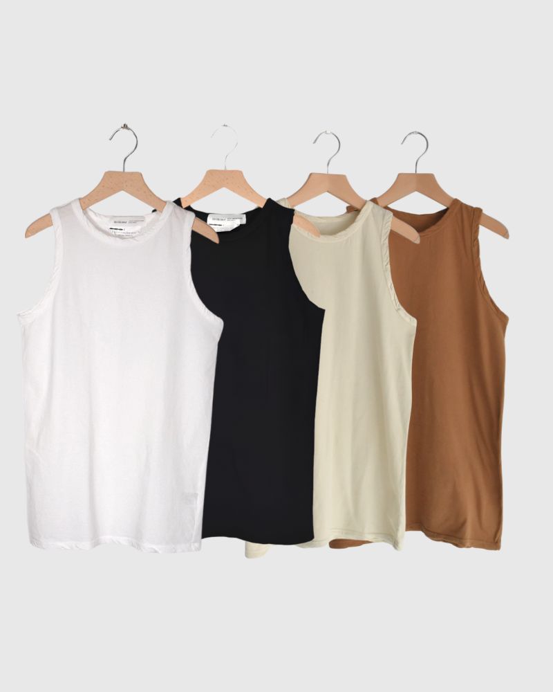 強撚天竺タンクトップ