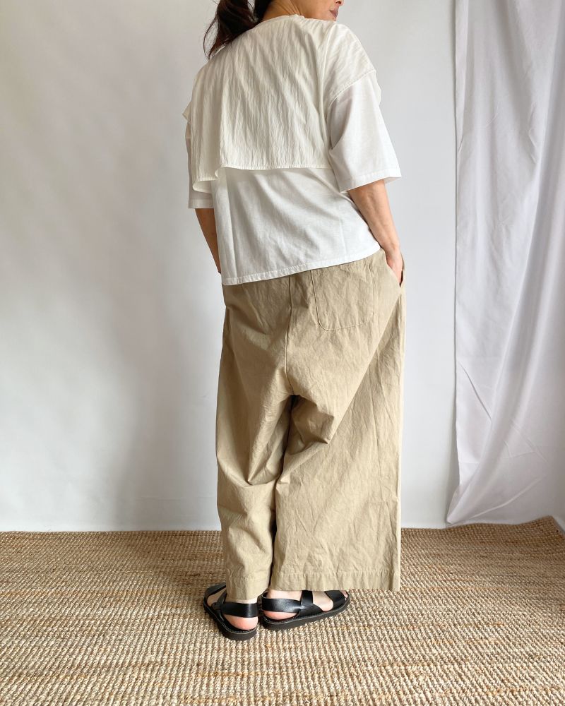 【sale】LAYERED TOPS 'HABOI' White