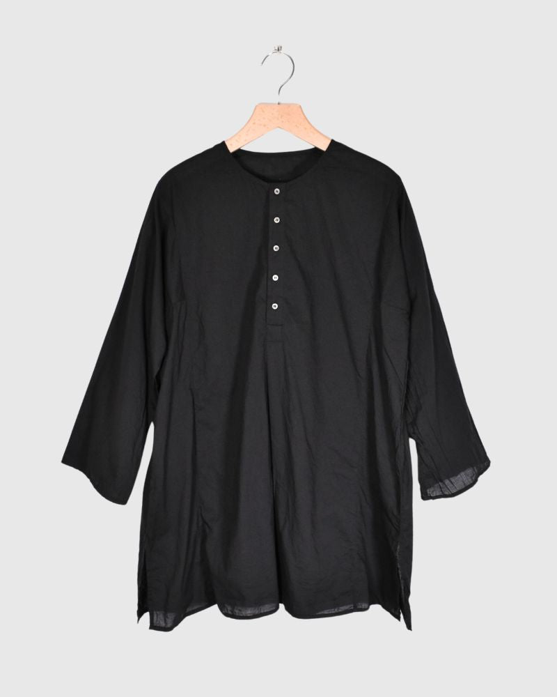 サイドスウィッチングシャツ Black