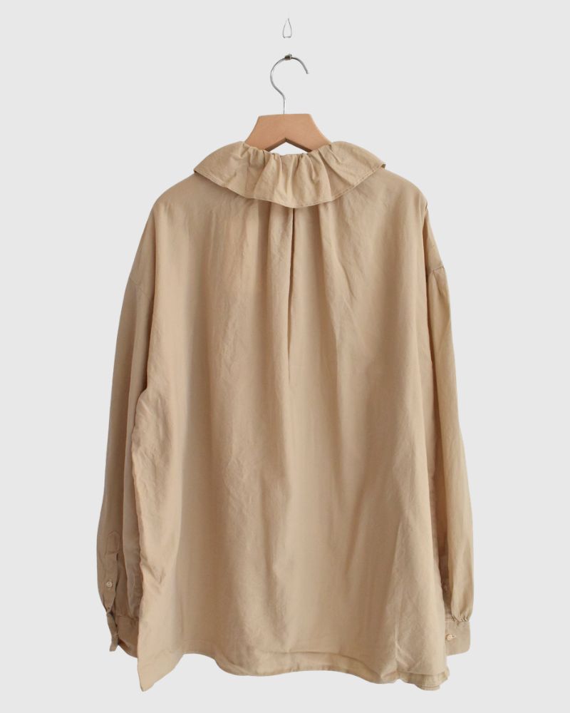 フリルブラウス Beige