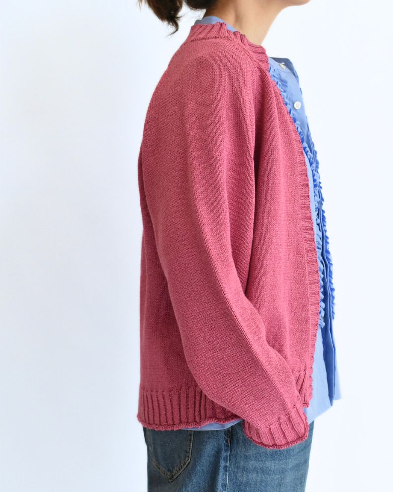 ラグランスリーブカーディガン Pink