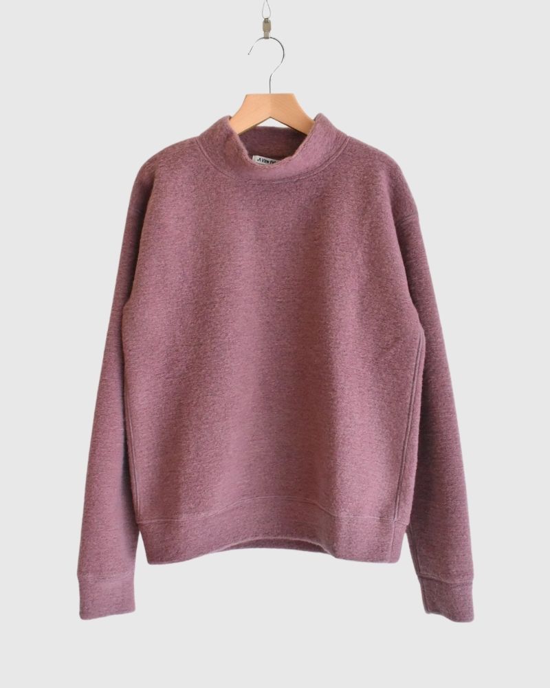 【sale】MOCK NECK PULLOVER Purple