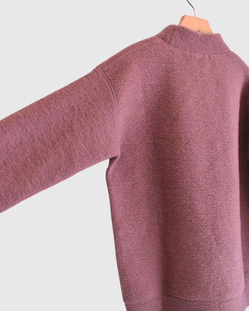 【sale】MOCK NECK PULLOVER Purple