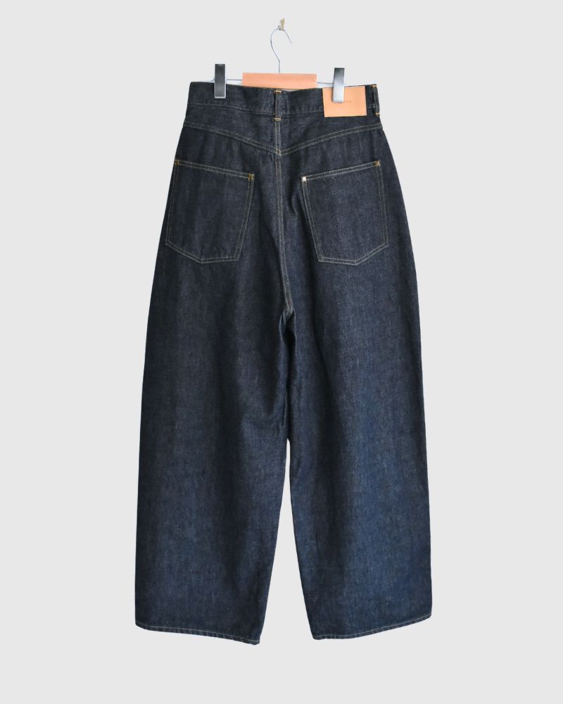 13ozムラ糸 バギーデニムパンツ OneWash