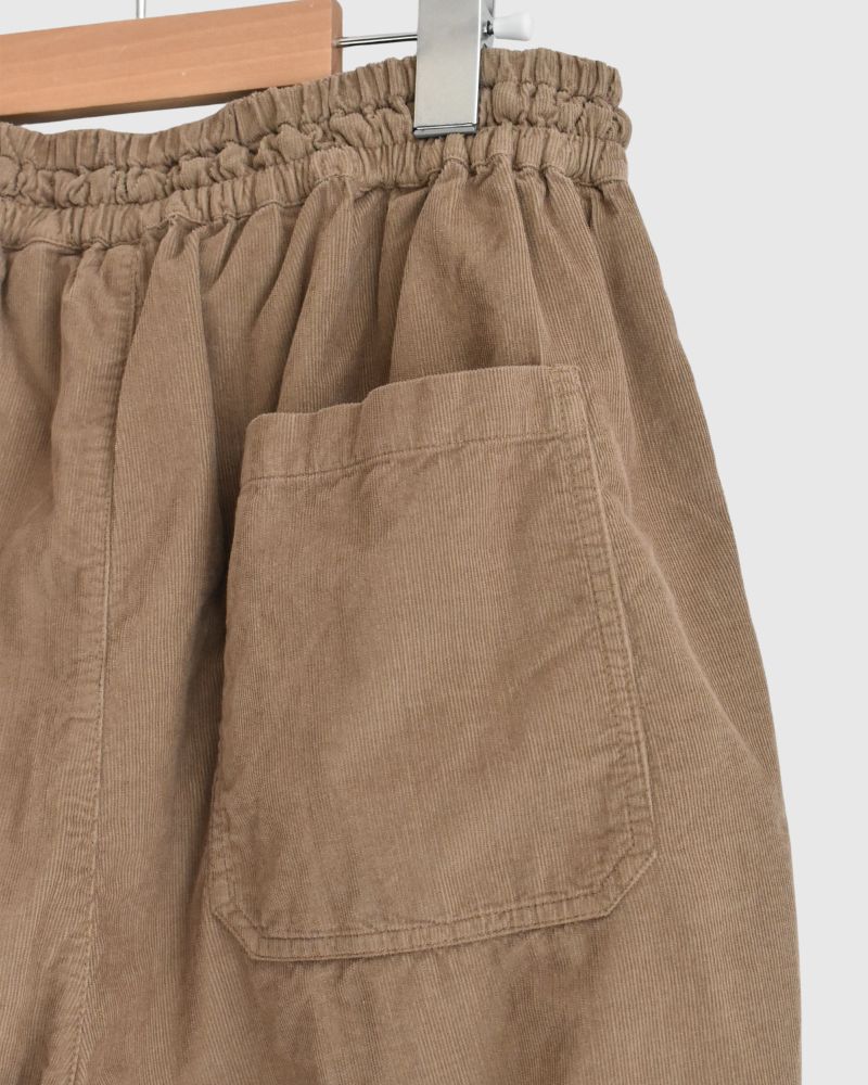 26 WALES CORDUROY OVERDYE EASY PANTS Khaki