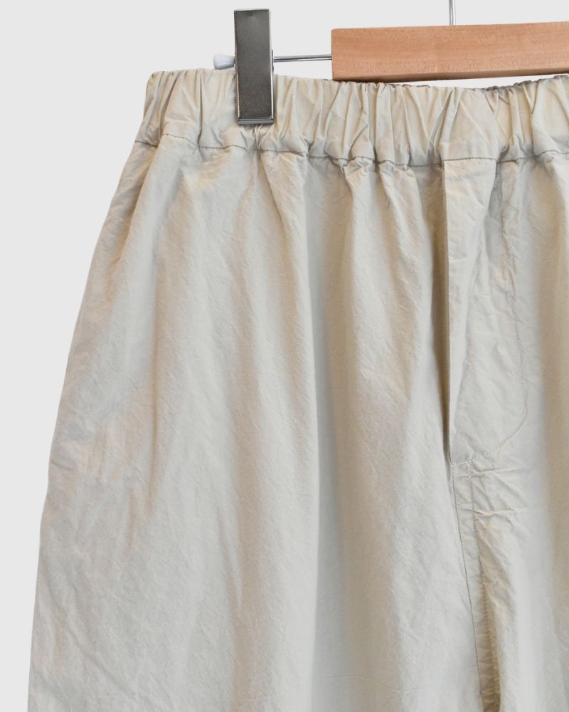 シュリンクワイドパンツ Beige