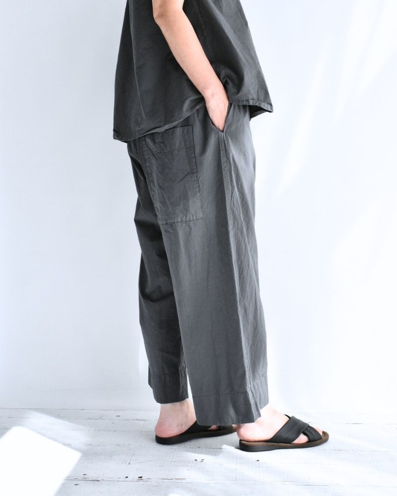 シュリンクワイドパンツ Gray