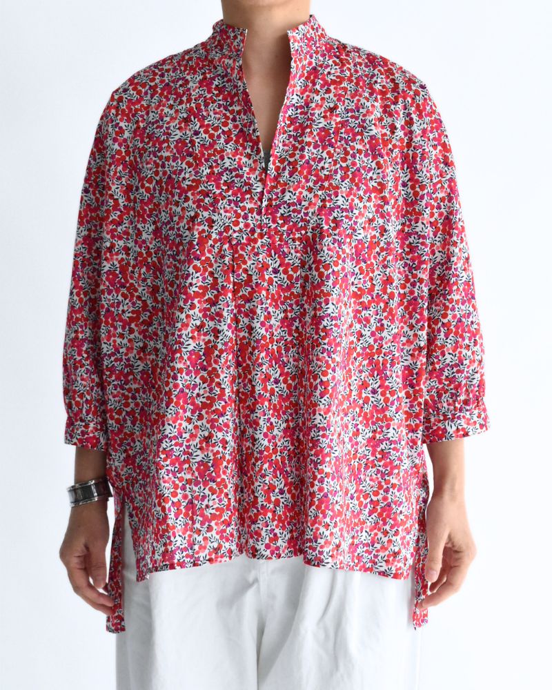 スキッパーシャツ（LIBERTY） WiltshireRed