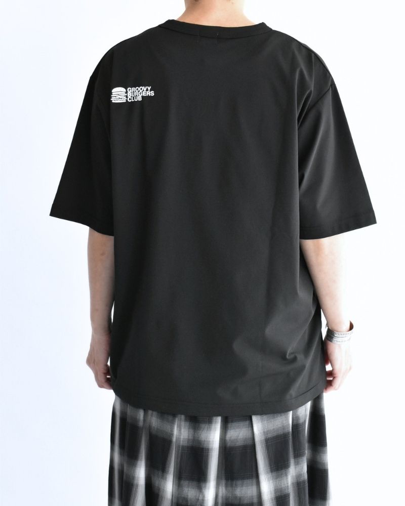 PTT GROOVY BURGERS Tシャツ (MENS) Black
