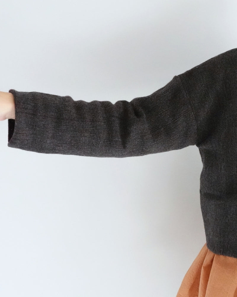 ボトルネックボイルニット Brown