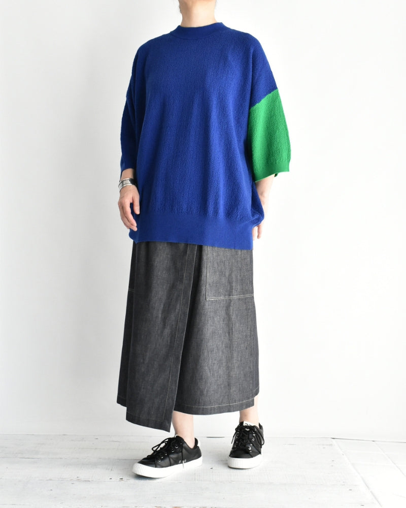 【sale】リンクス ニットトップ 'JAQ2' Blue