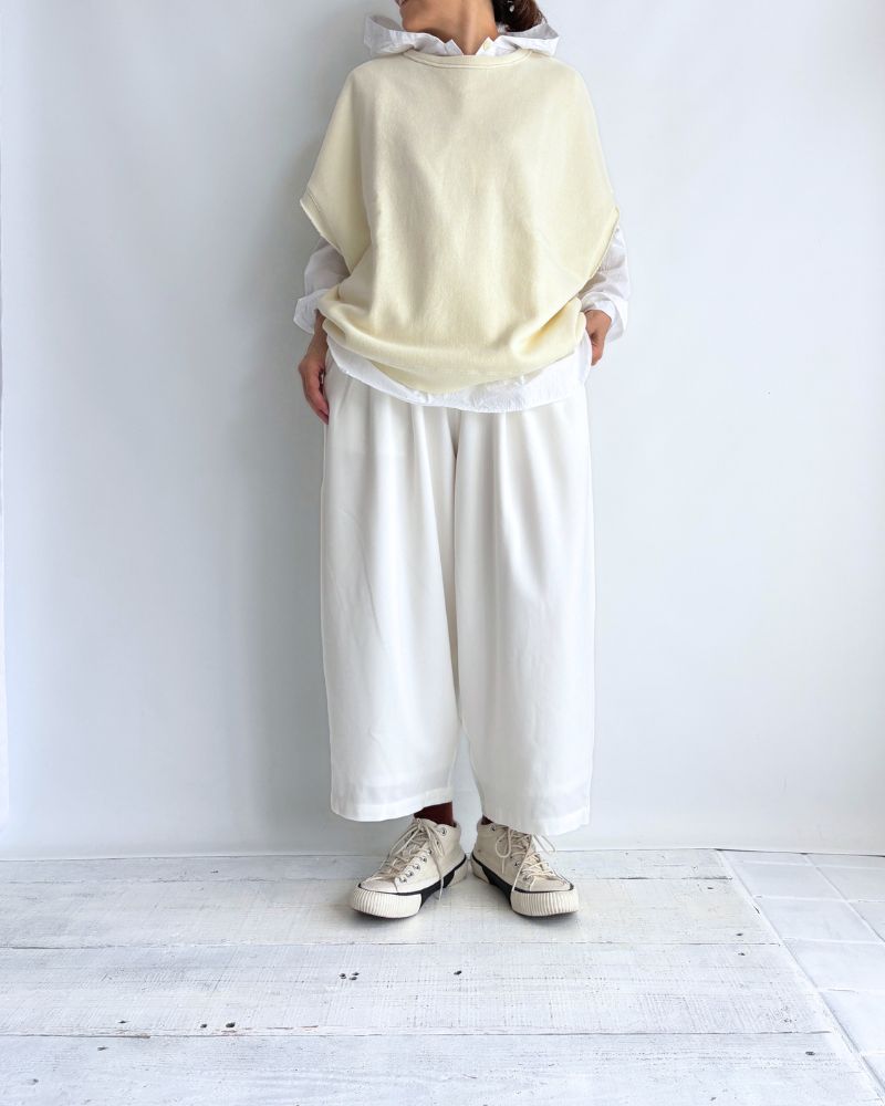 ルーズシルエットイージーパンツ 'PESH TR' OffWhite