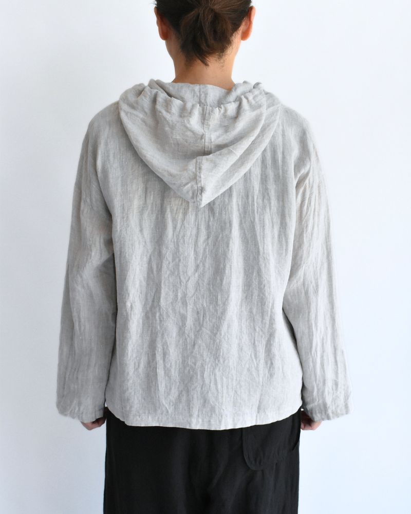 フーディシャツ（LINEN） Natural