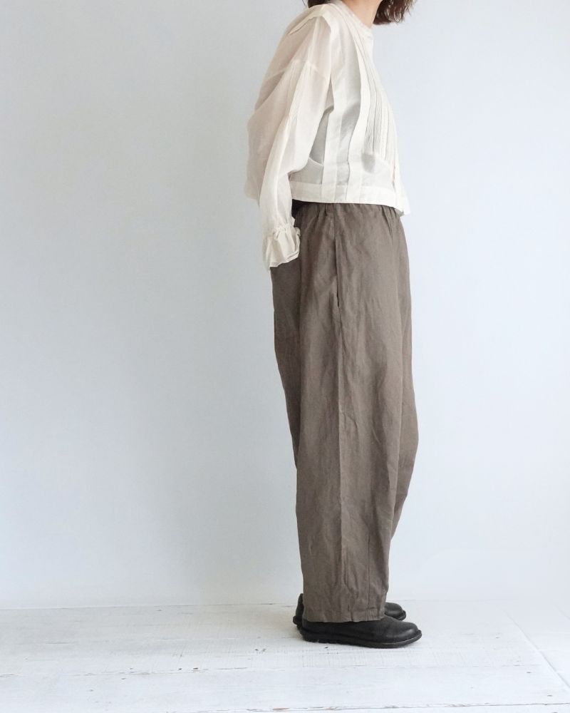 エアリーピンタックレースブラウス OffWhite