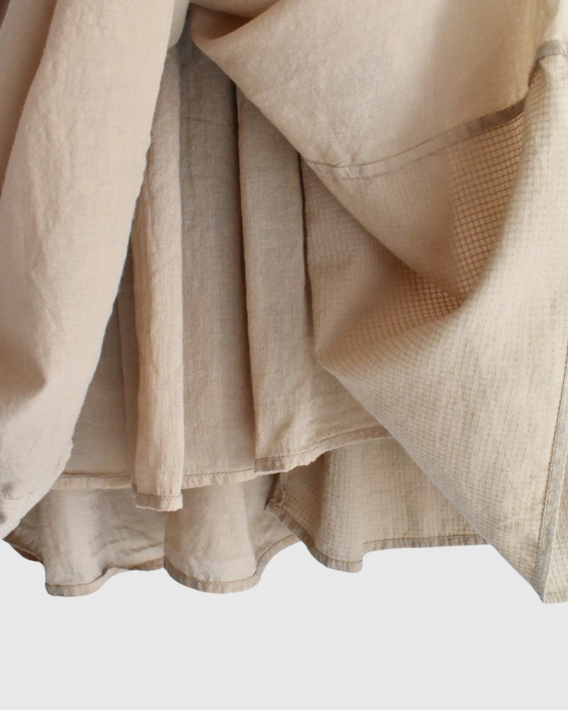 RAJASTHAN GATHERED SKIRT Beige