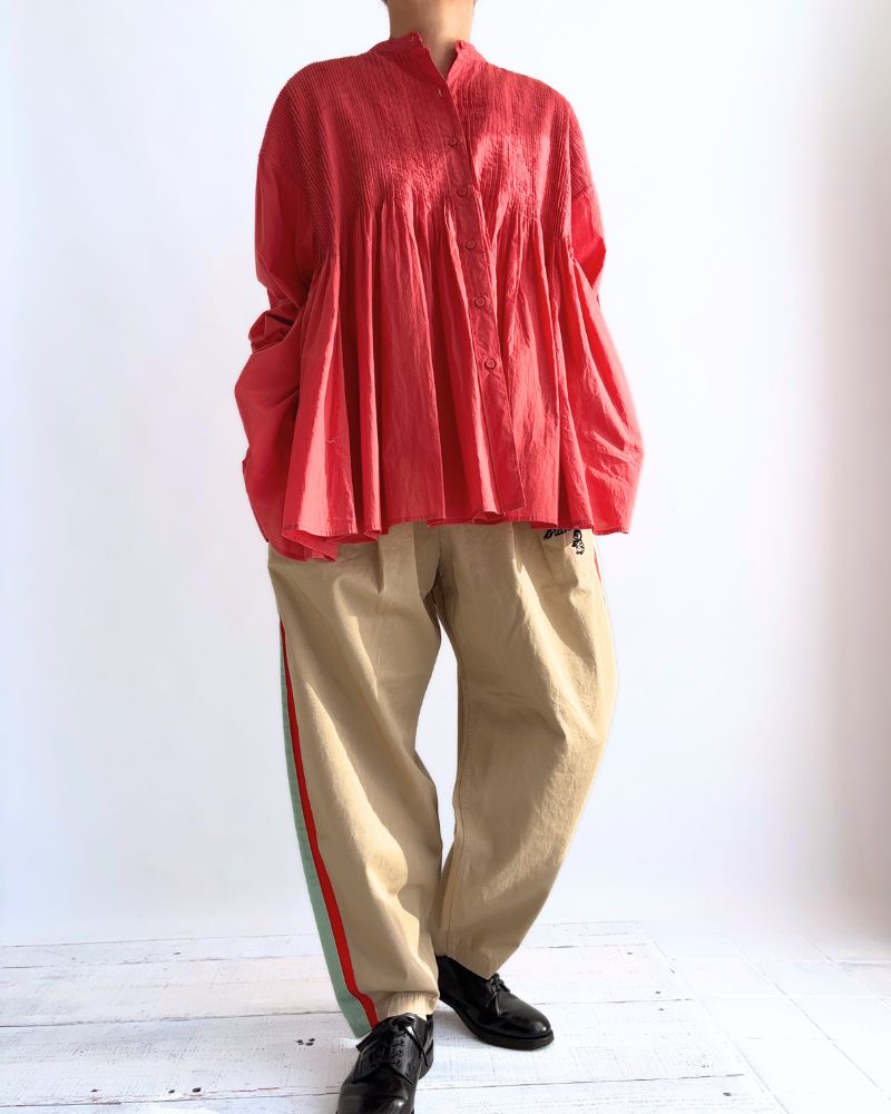 コンパクトチノ PENNIE リメイクベースボールパンツ OffWhite