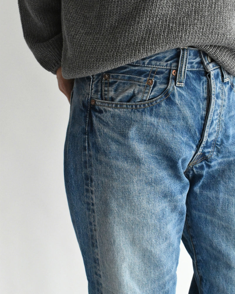 セルビッチデニム5ポケットパンツ VintageBlue