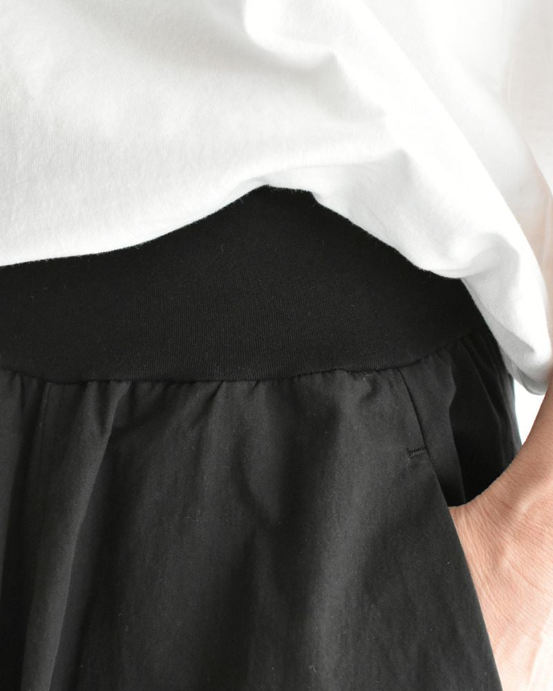 リブバレルスカート Black