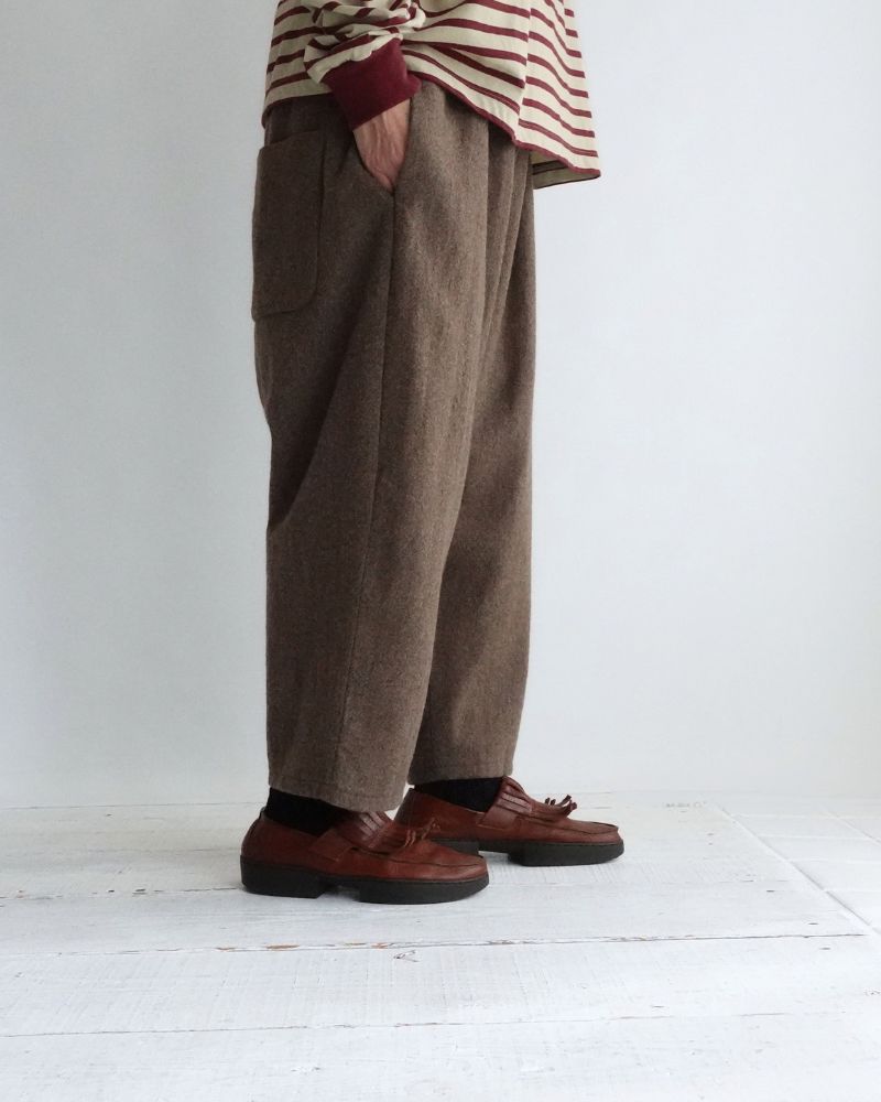 ウールパンツ Brown