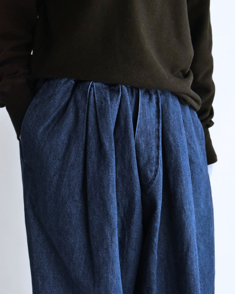デニムタックパンツ StoneWash