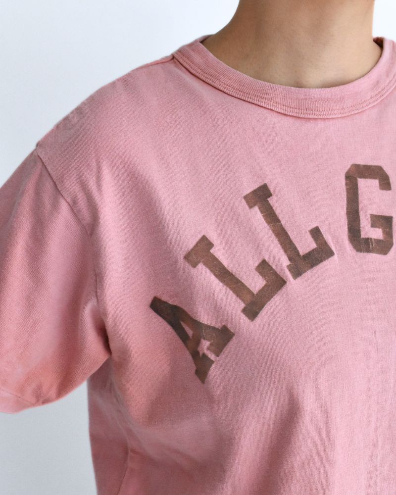 ビンテージコットン天竺 ALL GOOD Tシャツ (LADIES) Pink