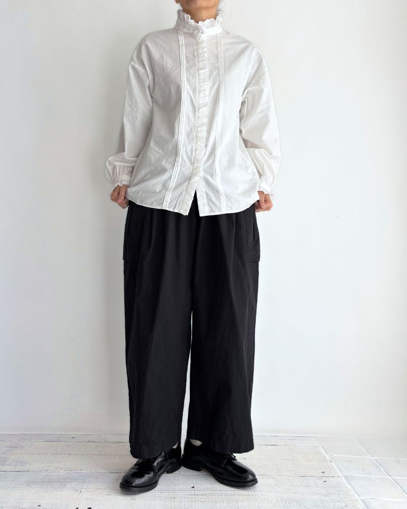 ヴィンテージレースブラウス White