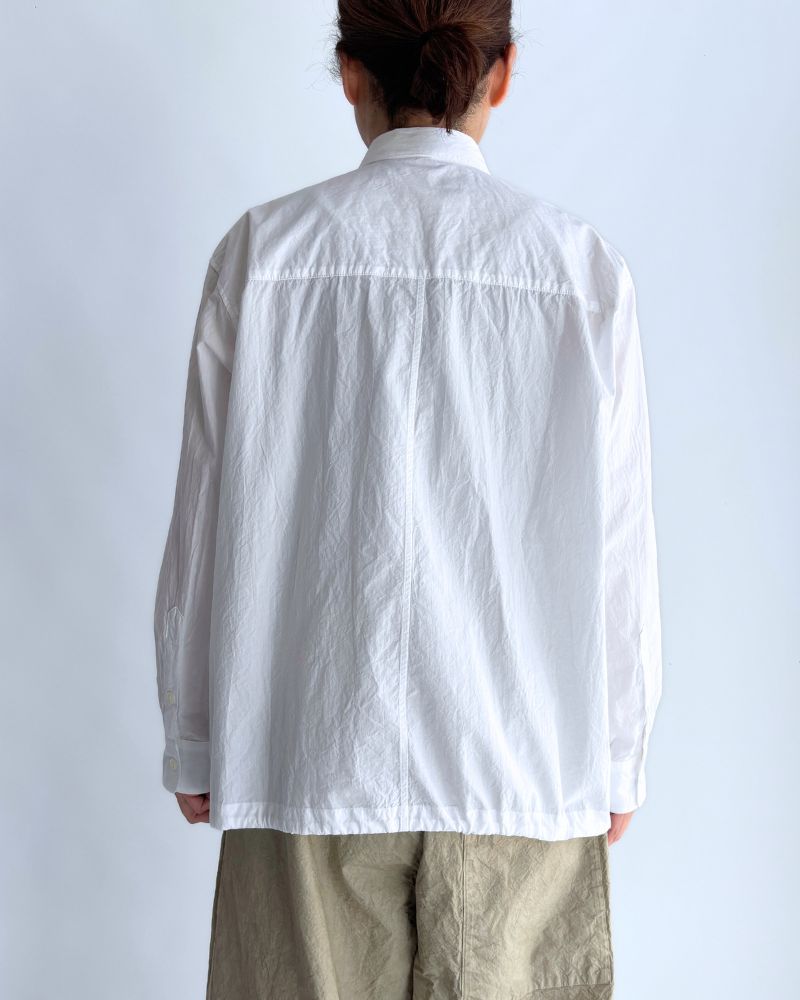 ドロストシャツ White
